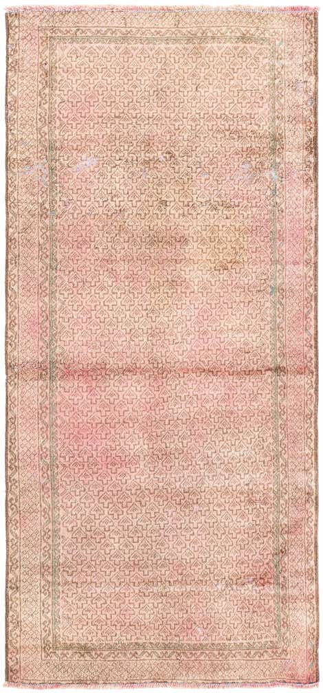 3' 1 x 6' 7 Hand Knotted Ultra Vintage Persian Wool Runner Rug