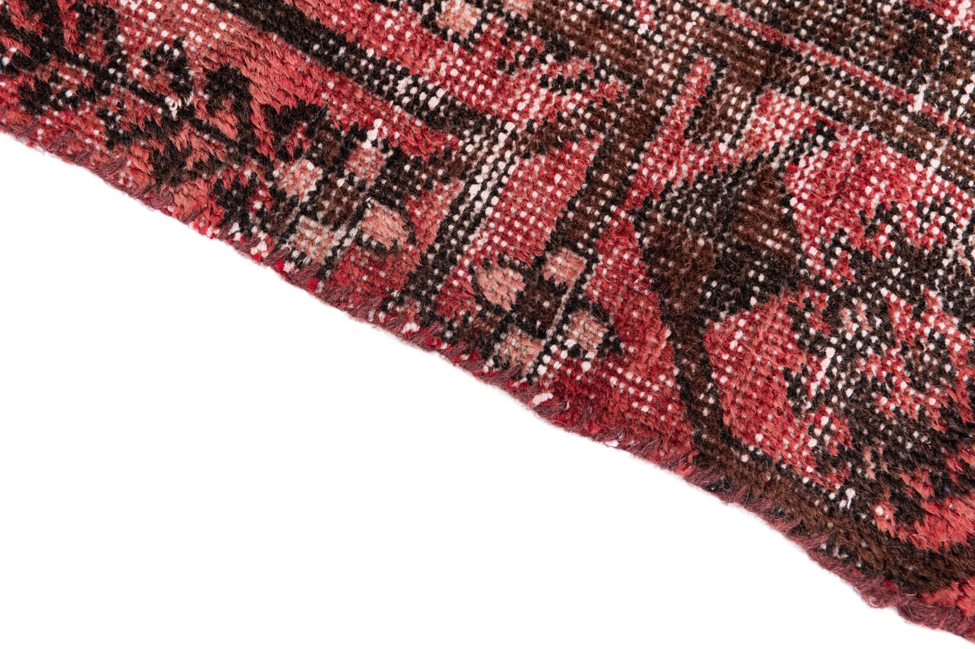 3' x 6' 4 Hand Knotted Ultra Vintage Persian Wool Runner Rug