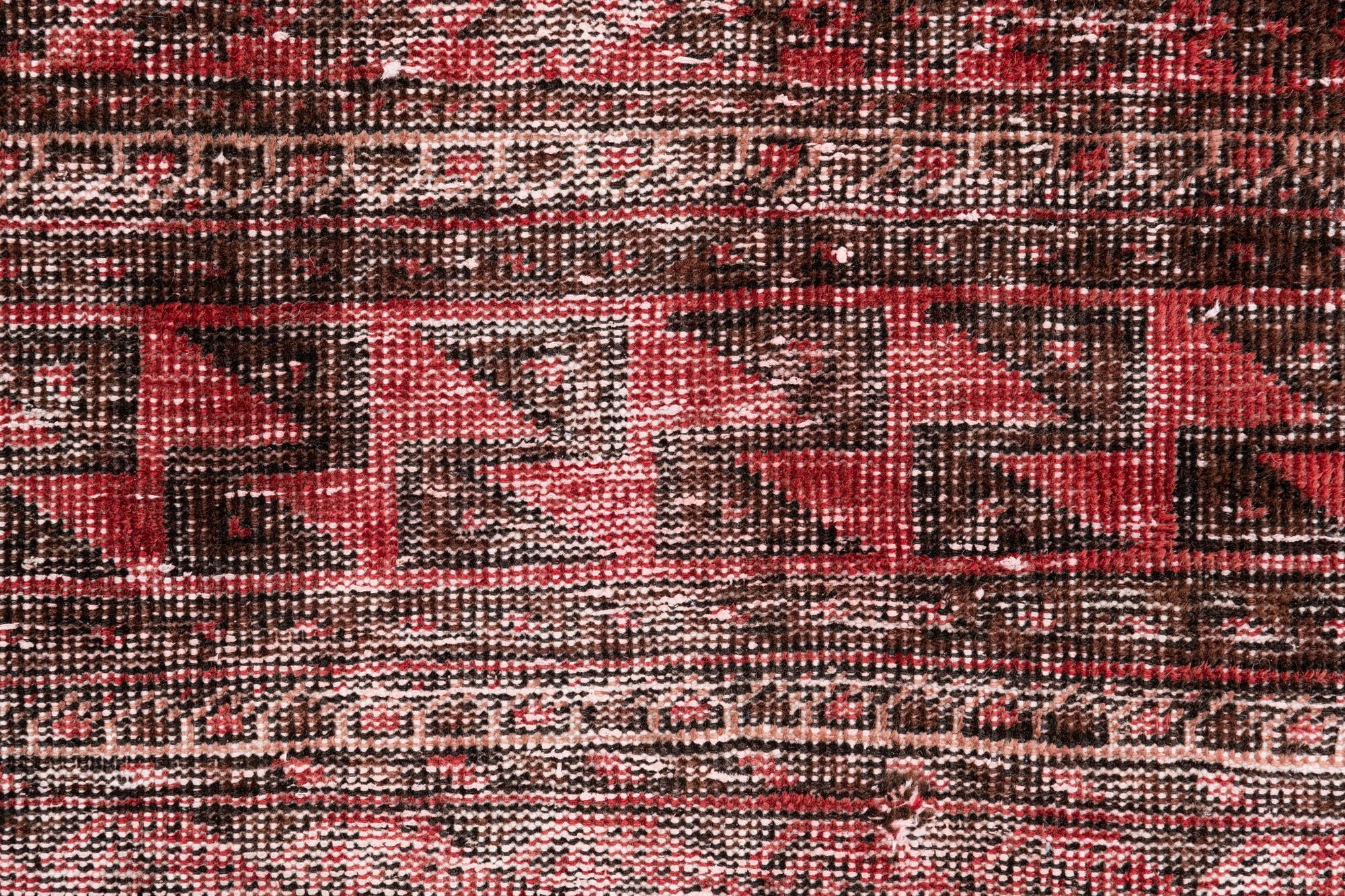 3' x 6' 4 Hand Knotted Ultra Vintage Persian Wool Runner Rug