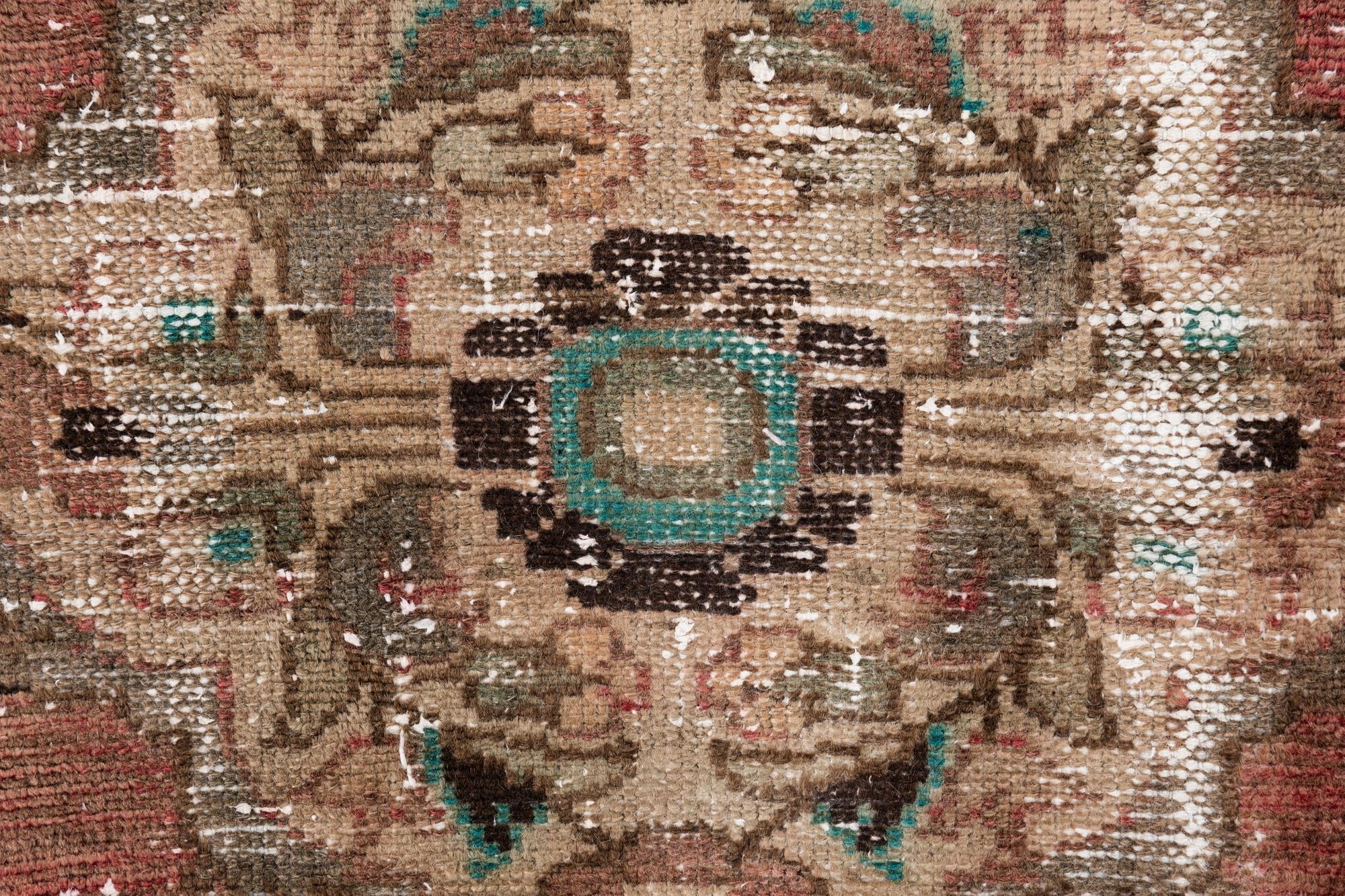 2' 9 x 7' 1 Hand Knotted Ultra Vintage Persian Wool Runner Rug
