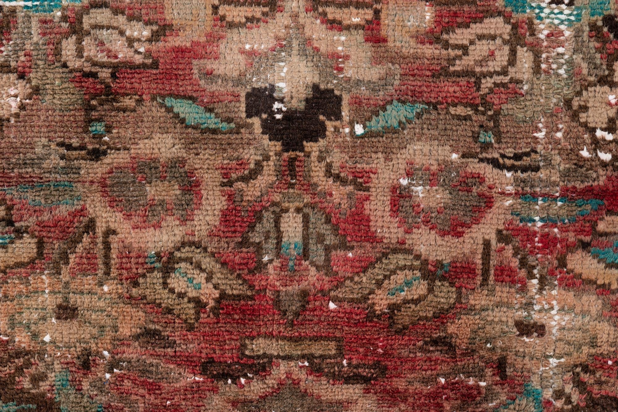 2' 9 x 7' 1 Hand Knotted Ultra Vintage Persian Wool Runner Rug