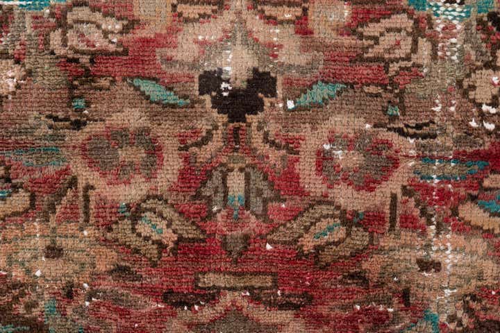 2' 9 x 7' 1 Hand Knotted Ultra Vintage Persian Wool Runner Rug