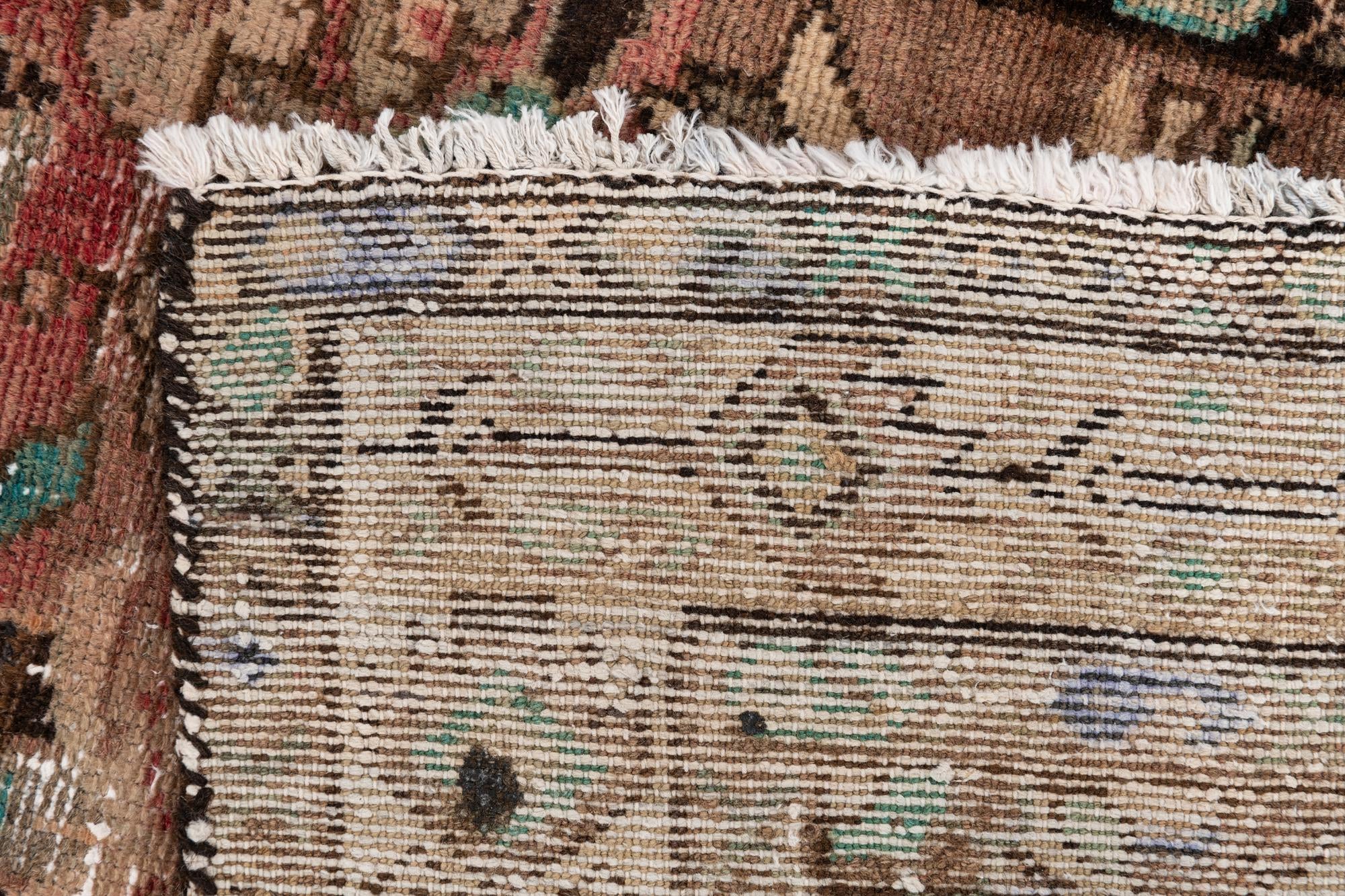 2' 9 x 7' 1 Hand Knotted Ultra Vintage Persian Wool Runner Rug