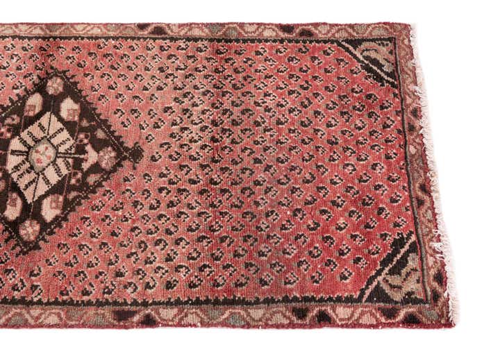 65cm x 140cm anudado a mano Ultra Vintage Alfombra Persa Lana Pasillera