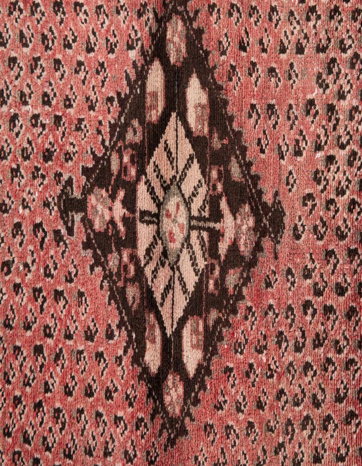 Detail image of 2' 1 x 4' 8  Hand Knotted Ultra Vintage Persian Wool Runner Rug