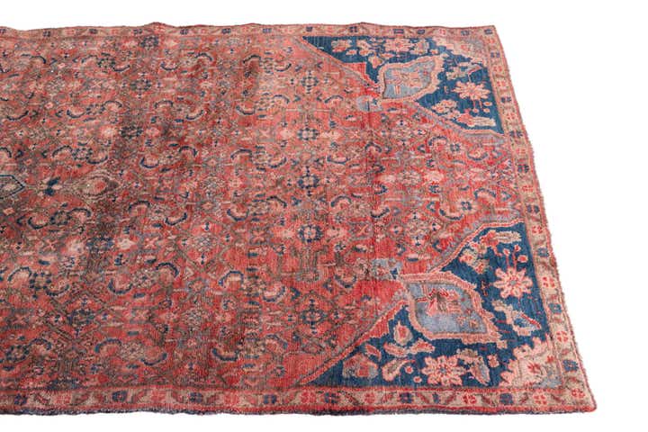 3' 9 x 10' Hand Knotted Ultra Vintage Persian Wool Runner Rug