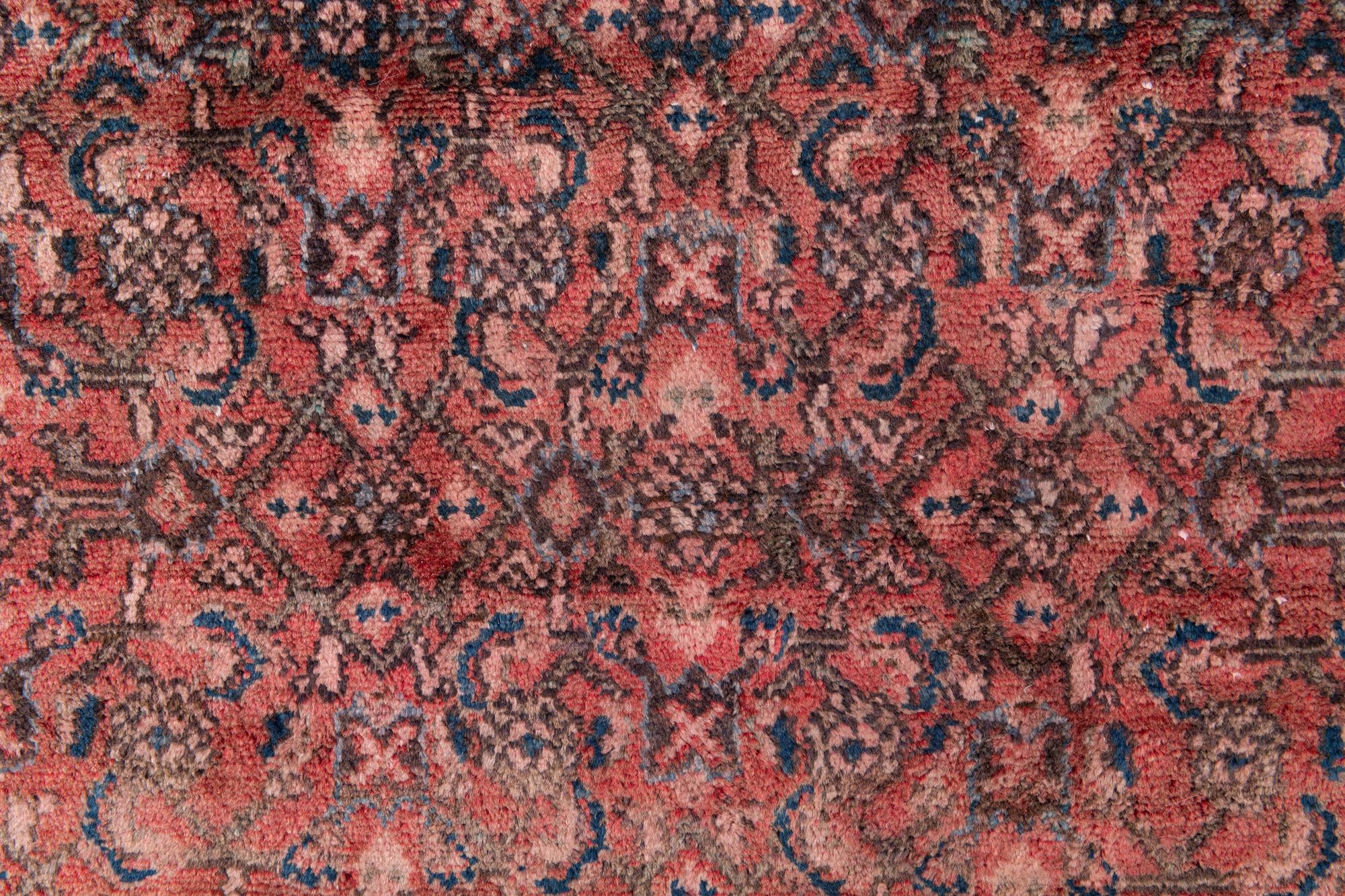 3' 9 x 10' Hand Knotted Ultra Vintage Persian Wool Runner Rug