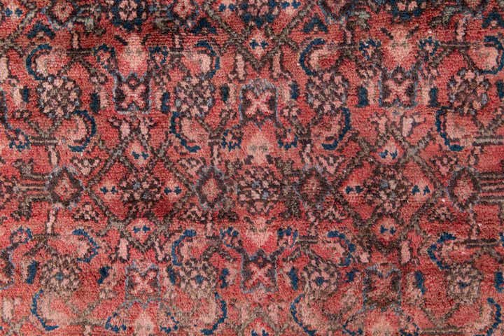 3' 9 x 10' Hand Knotted Ultra Vintage Persian Wool Runner Rug