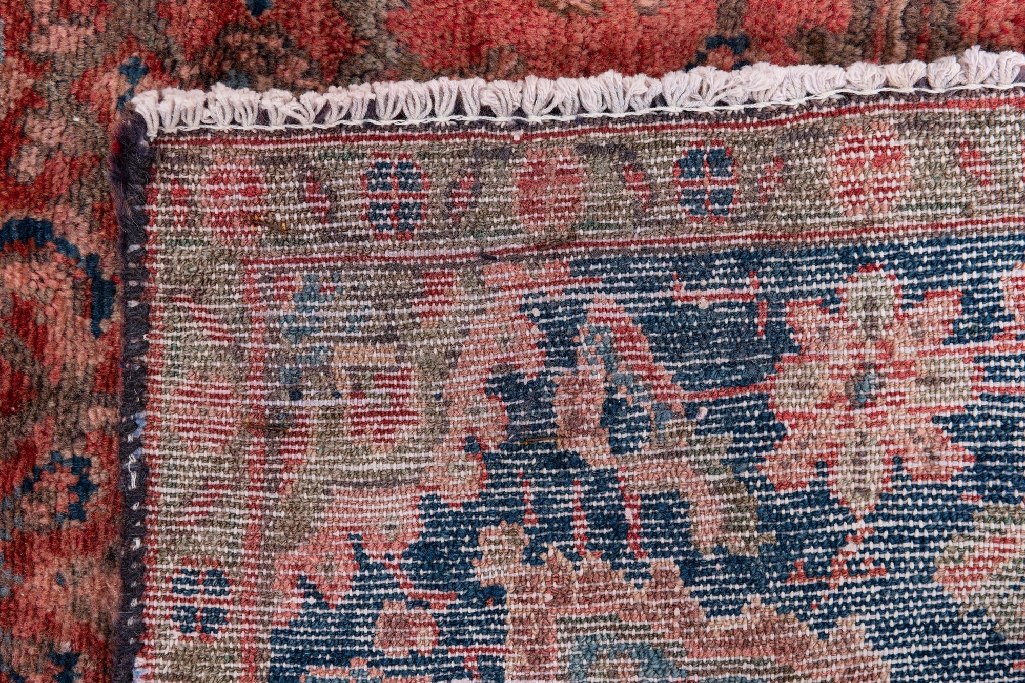3' 9 x 10' Hand Knotted Ultra Vintage Persian Wool Runner Rug