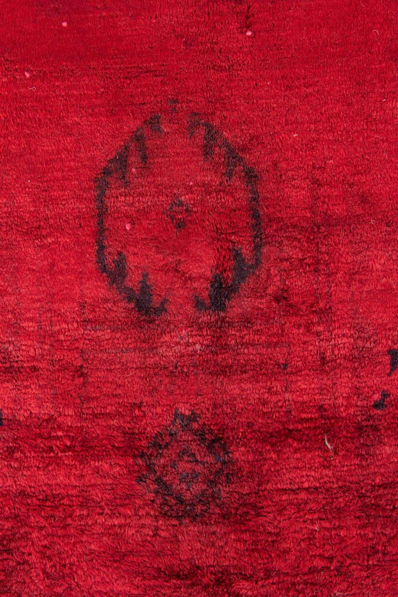 3' x 7' 5 Hand Knotted Ultra Vintage Persian Wool Runner Rug