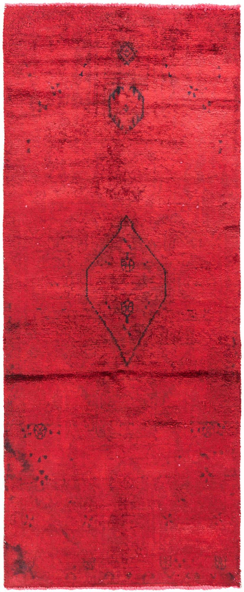 3' x 7' 5 Hand Knotted Ultra Vintage Persian Wool Runner Rug