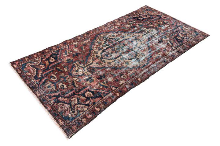 3' x 6' Hand Knotted Ultra Vintage Persian Wool Runner Rug