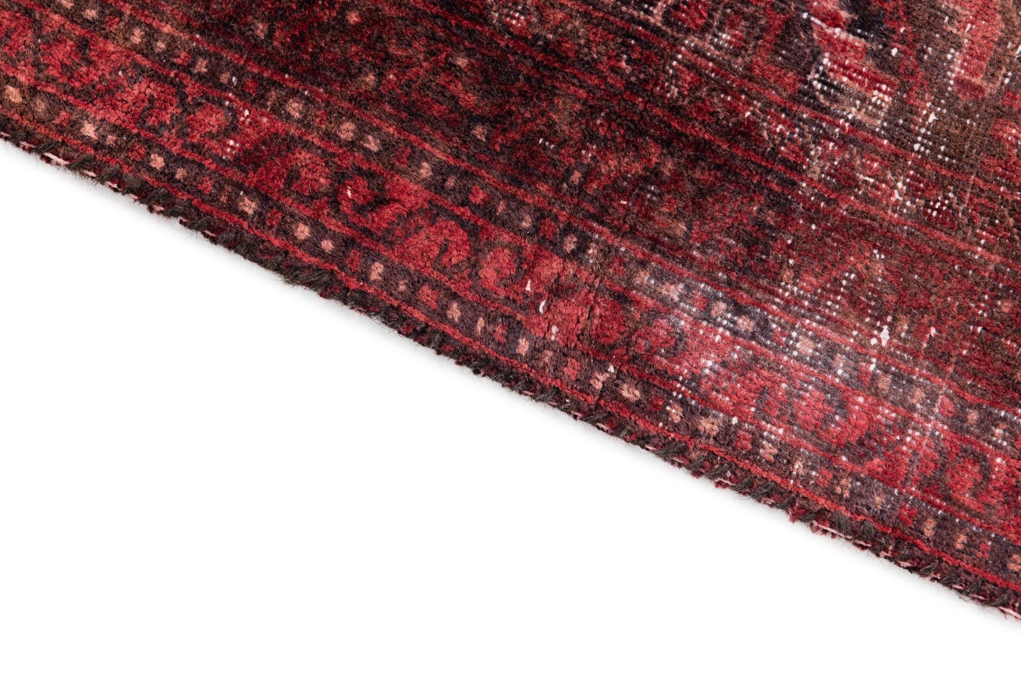 2' 7 x 5' 3 Hand Knotted Ultra Vintage Persian Wool Runner Rug