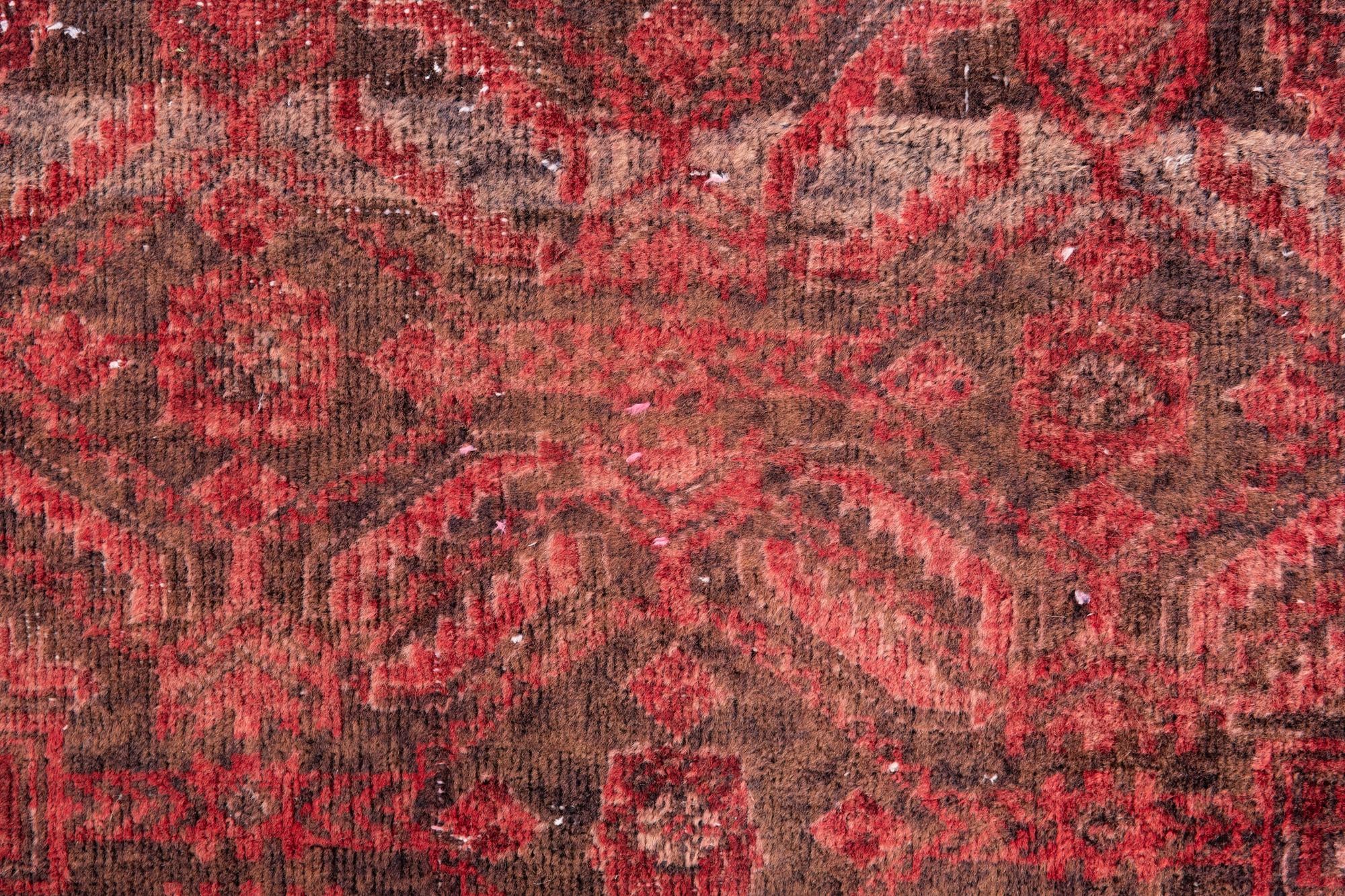 2' 7 x 5' 3 Hand Knotted Ultra Vintage Persian Wool Runner Rug