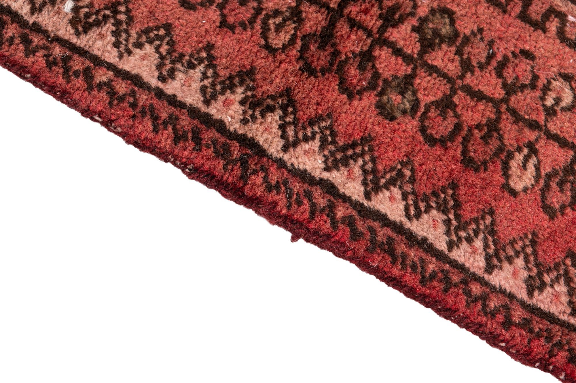 2' 7 x 5' 9 Hand Knotted Ultra Vintage Persian Wool Runner Rug