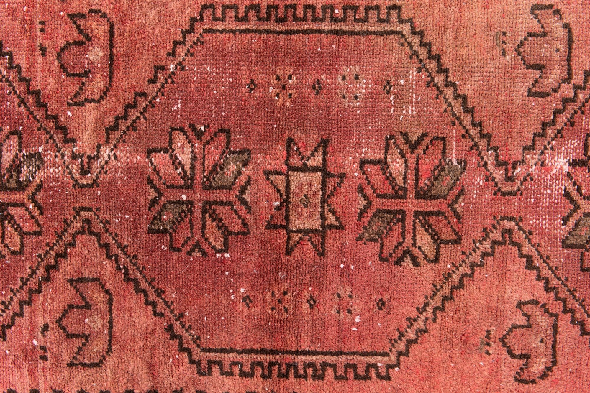 2' 7 x 5' 9 Hand Knotted Ultra Vintage Persian Wool Runner Rug