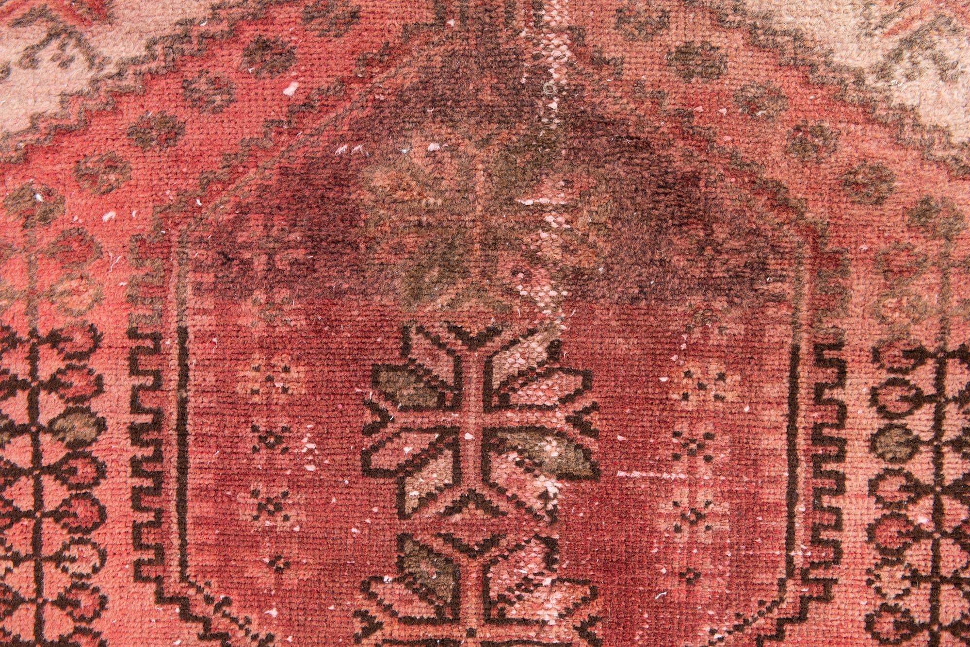 2' 7 x 5' 9 Hand Knotted Ultra Vintage Persian Wool Runner Rug