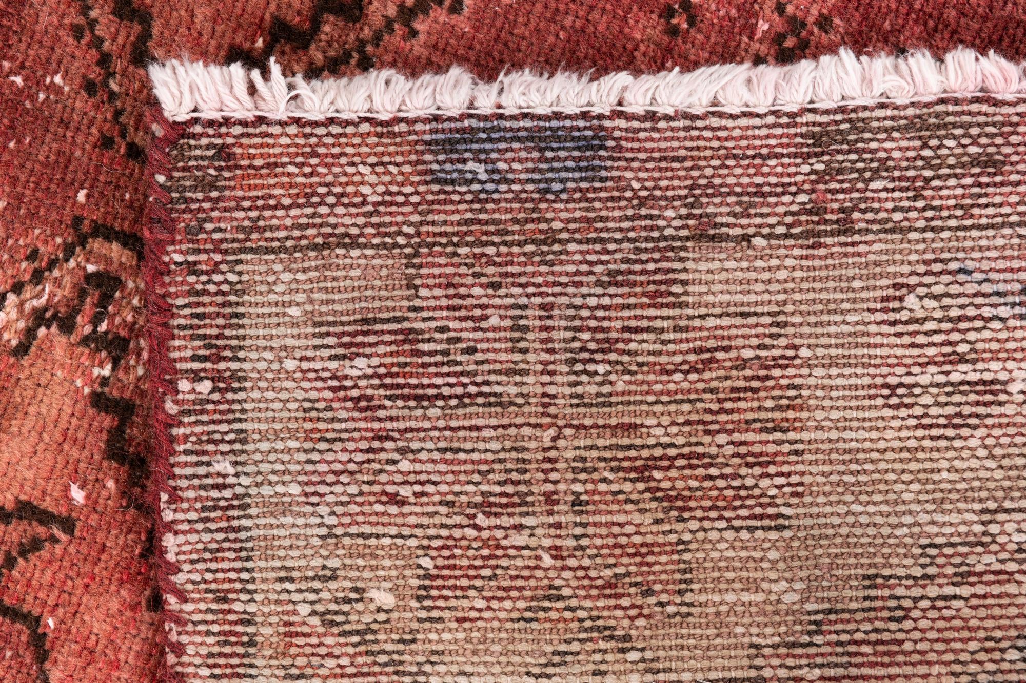 2' 7 x 5' 9 Hand Knotted Ultra Vintage Persian Wool Runner Rug