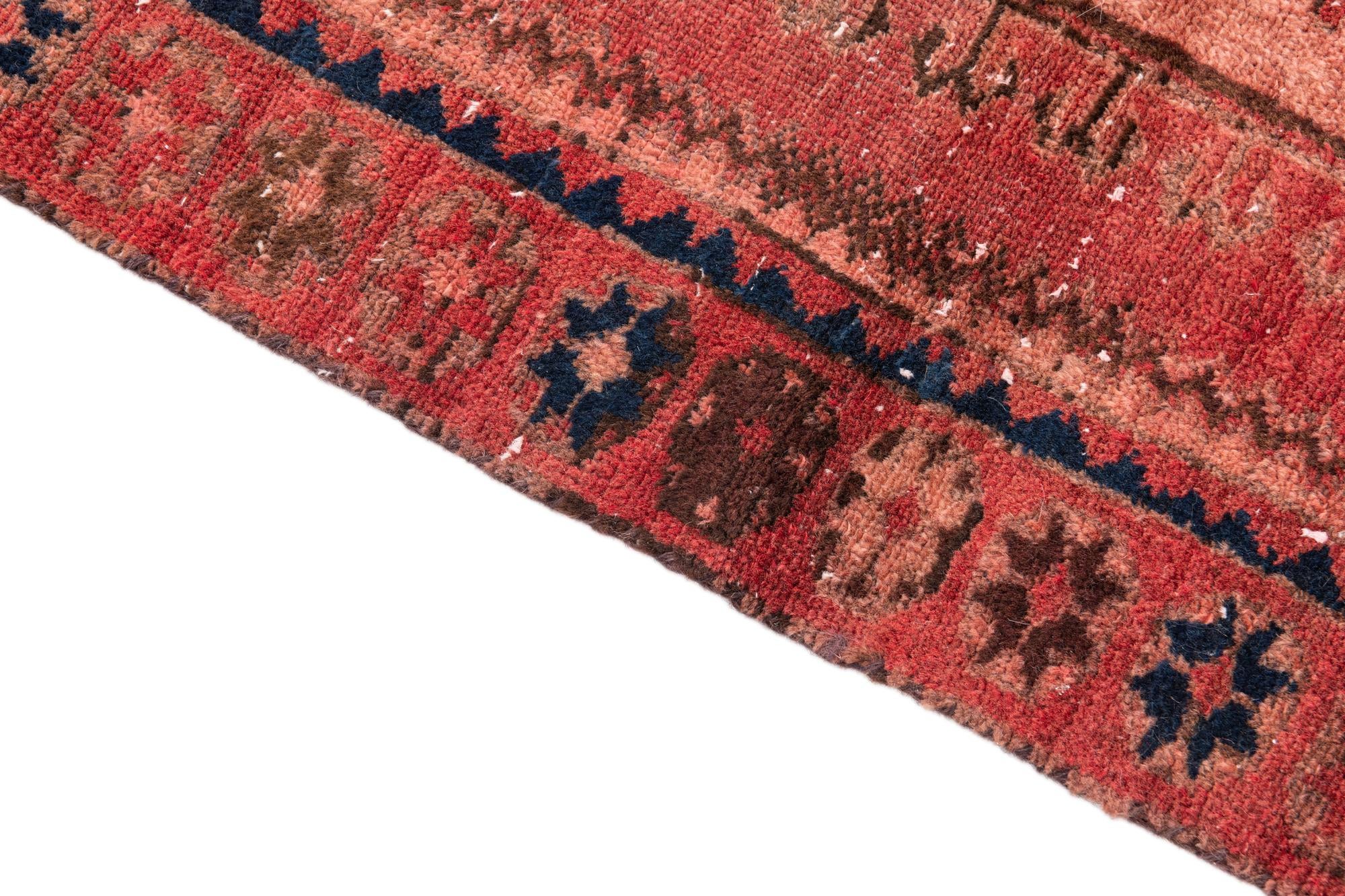 3' x 6' 4 Hand Knotted Ultra Vintage Persian Wool Runner Rug