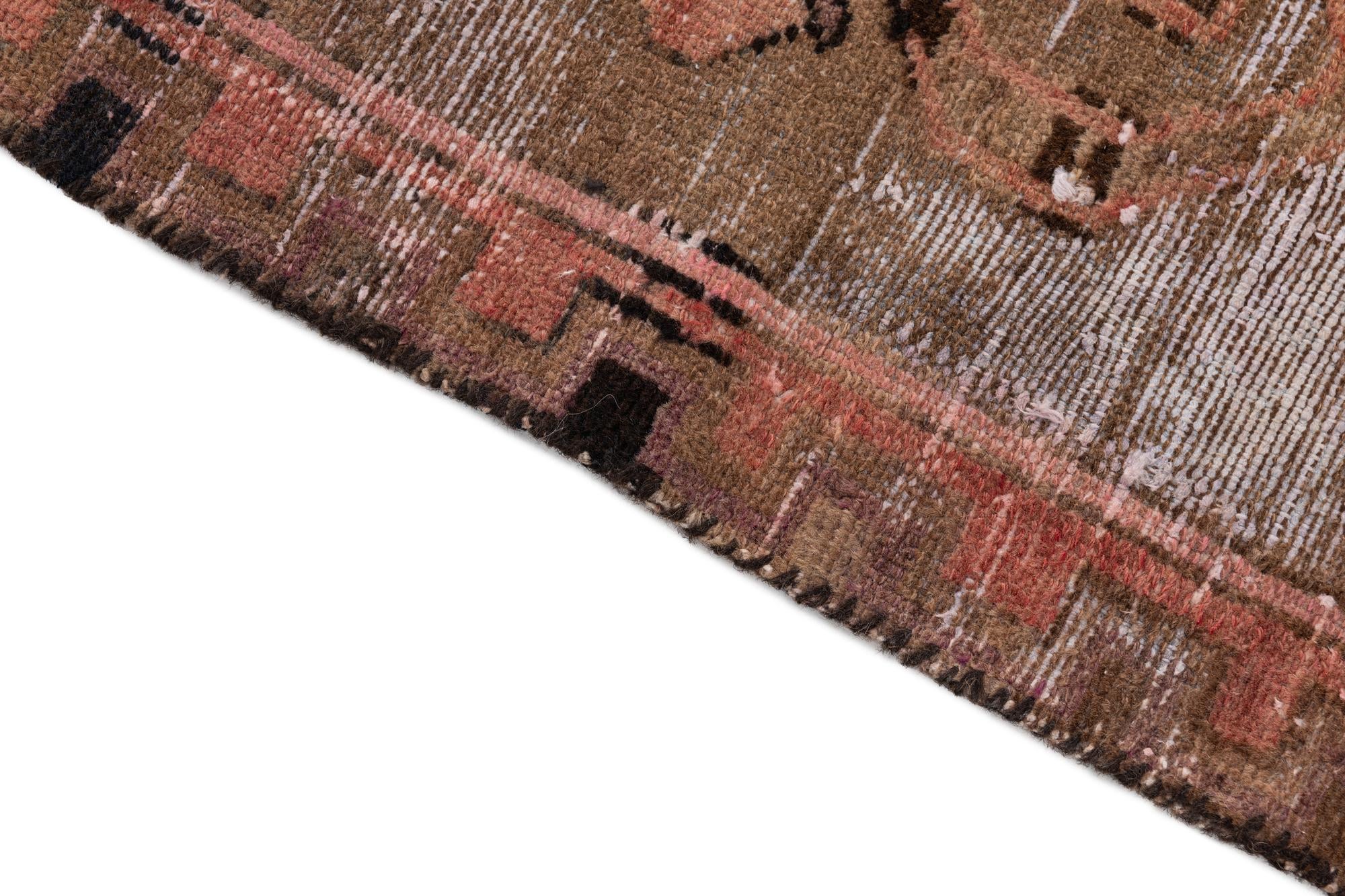3' 1 x 6' Hand Knotted Ultra Vintage Persian Wool Runner Rug