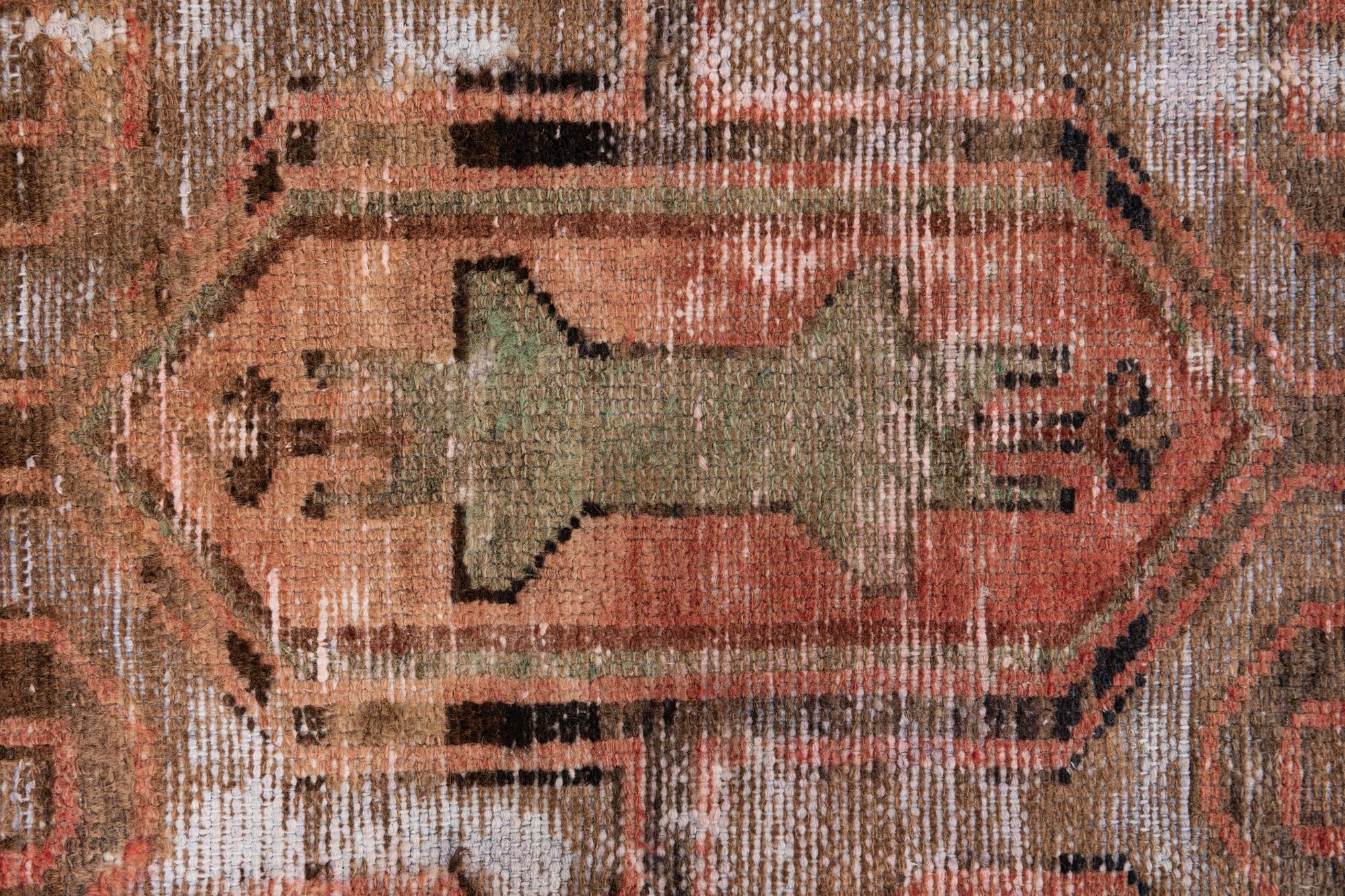 3' 1 x 6' Hand Knotted Ultra Vintage Persian Wool Runner Rug