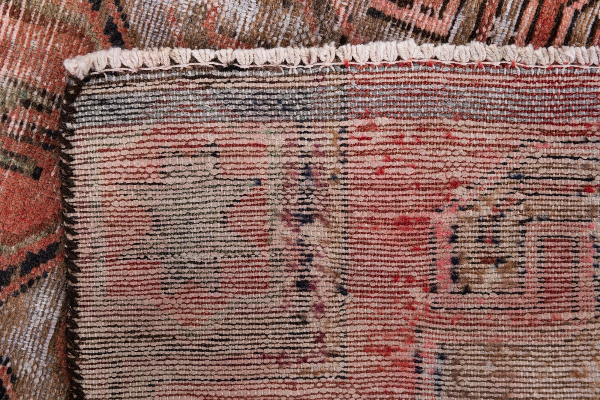 3' 1 x 6' Hand Knotted Ultra Vintage Persian Wool Runner Rug
