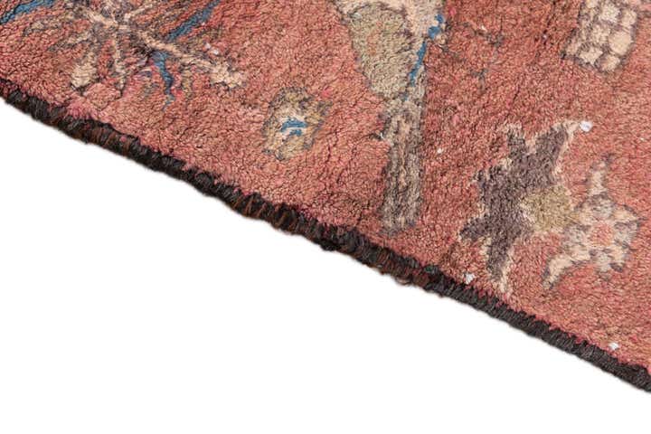 2' 10 x 6' 5 Hand Knotted Ultra Vintage Persian Wool Runner Rug