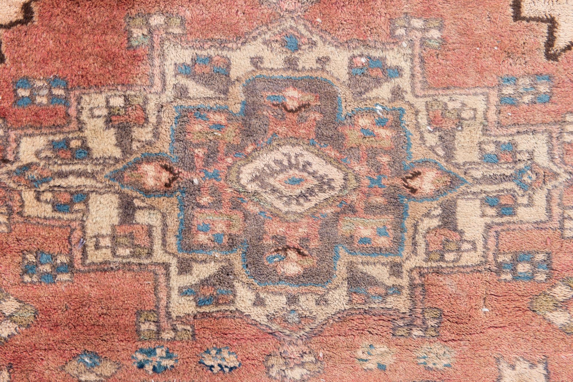 2' 10 x 6' 5 Hand Knotted Ultra Vintage Persian Wool Runner Rug