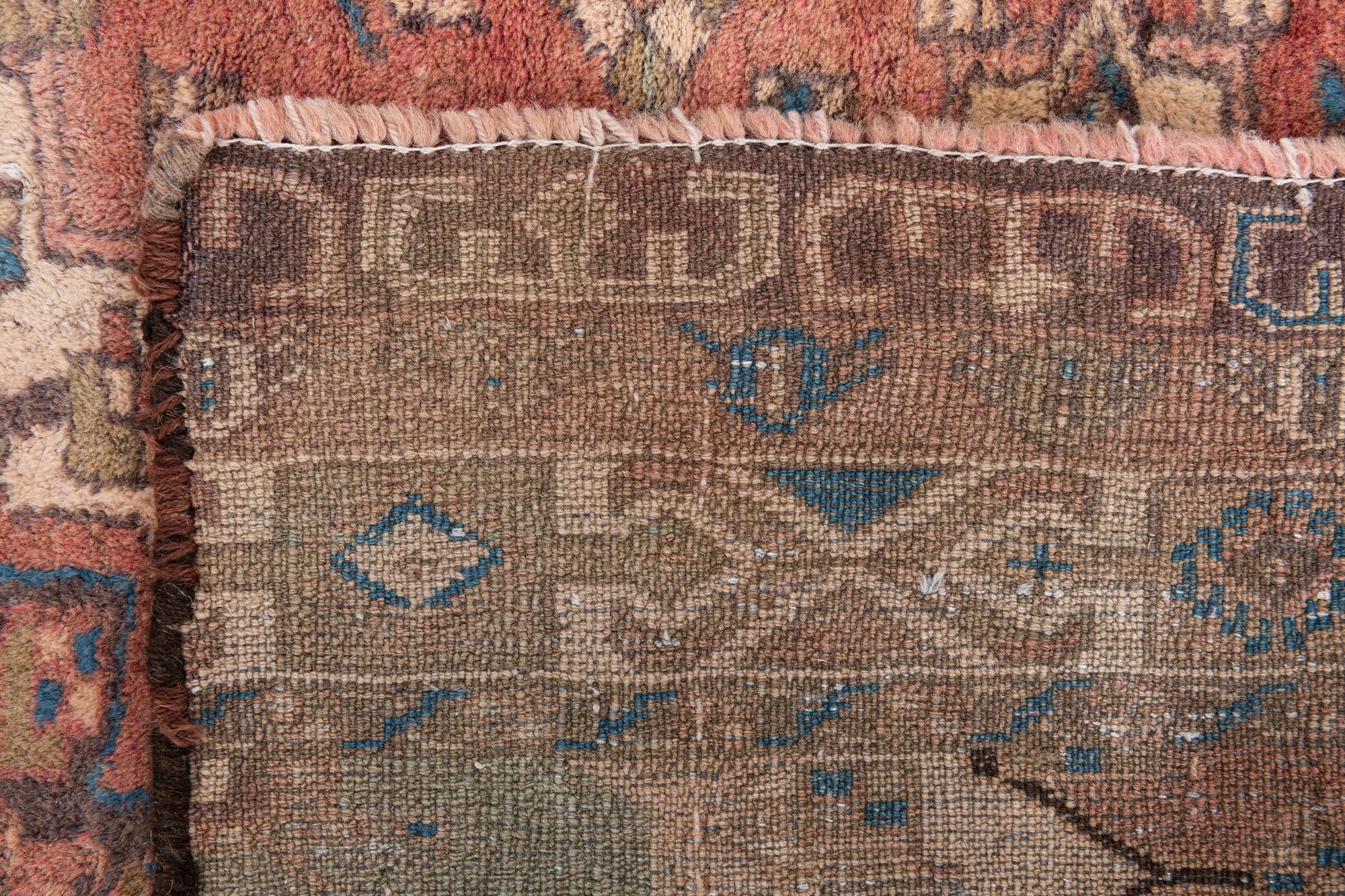 2' 10 x 6' 5 Hand Knotted Ultra Vintage Persian Wool Runner Rug
