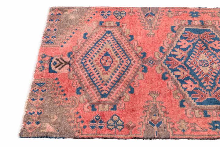 2' 8 x 5' 8 Hand Knotted Ultra Vintage Persian Wool Runner Rug