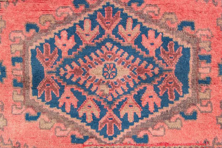 2' 8 x 5' 8 Hand Knotted Ultra Vintage Persian Wool Runner Rug