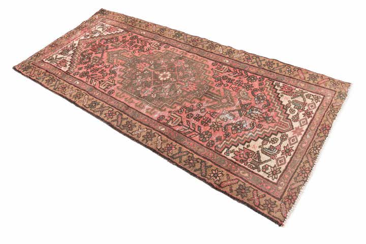 3' x 6' 2 Hand Knotted Ultra Vintage Persian Wool Runner Rug