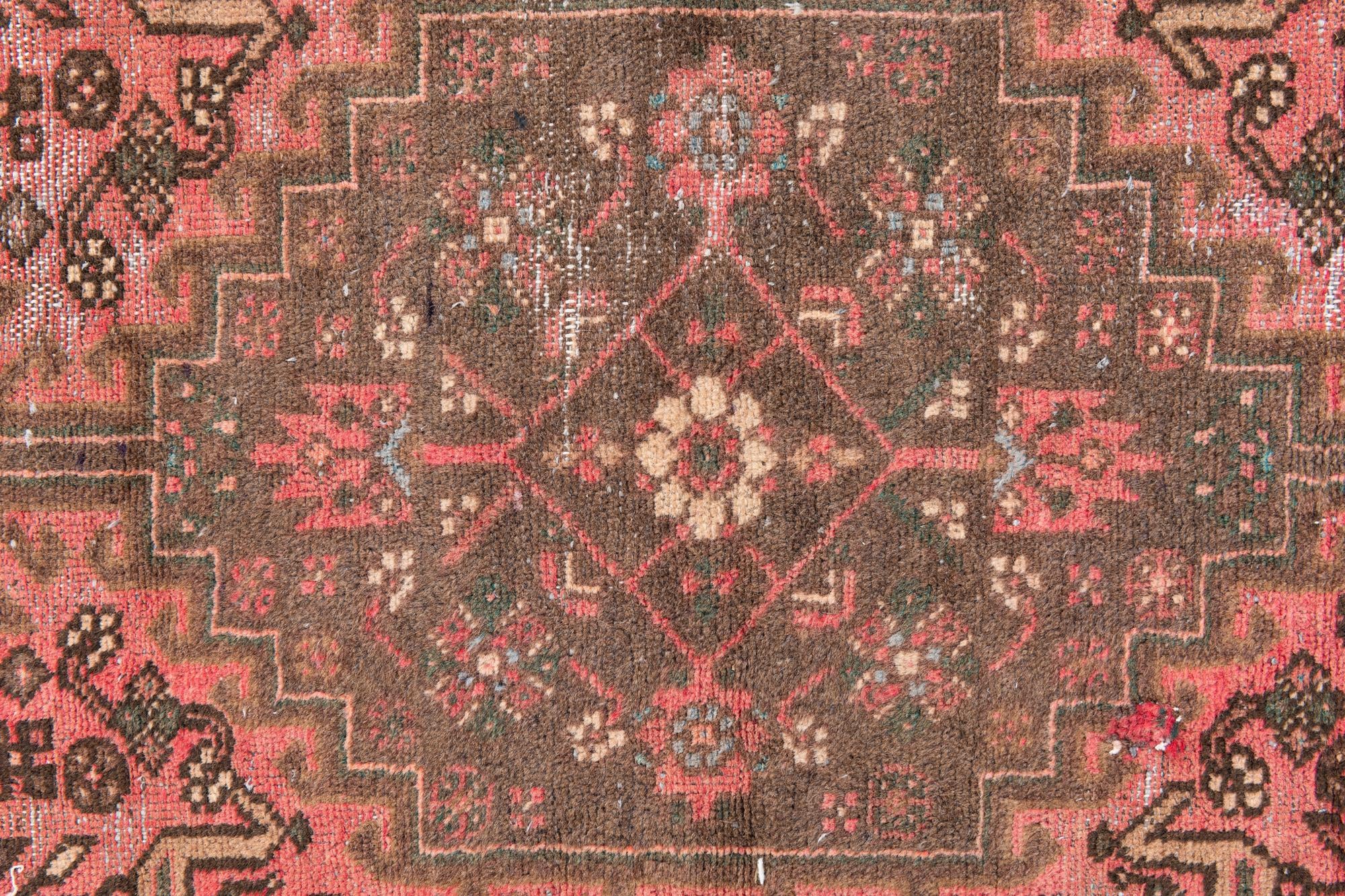 3' x 6' 2 Hand Knotted Ultra Vintage Persian Wool Runner Rug