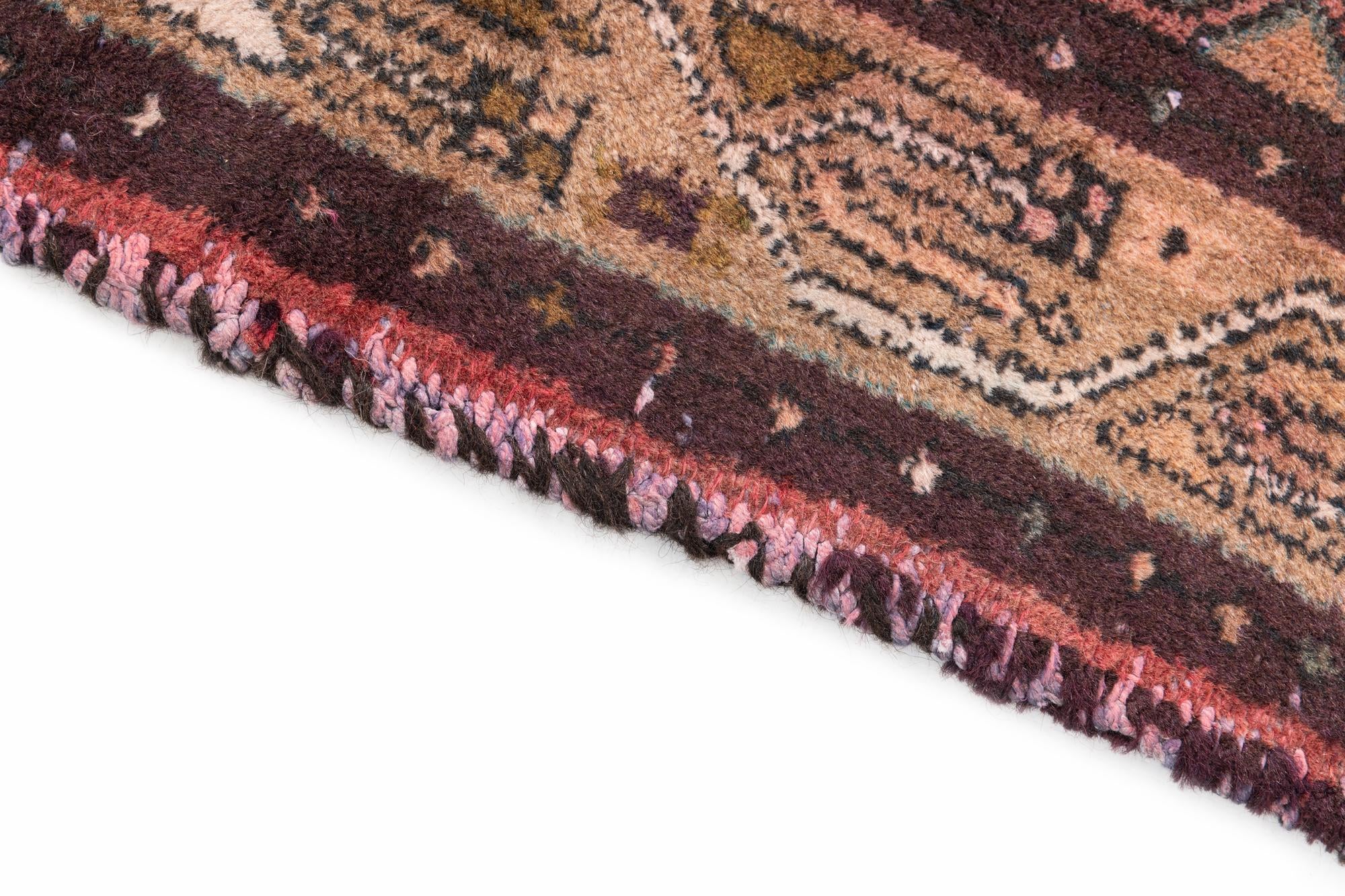 2' 7 x 8' 7 Hand Knotted Ultra Vintage Persian Wool Runner Rug