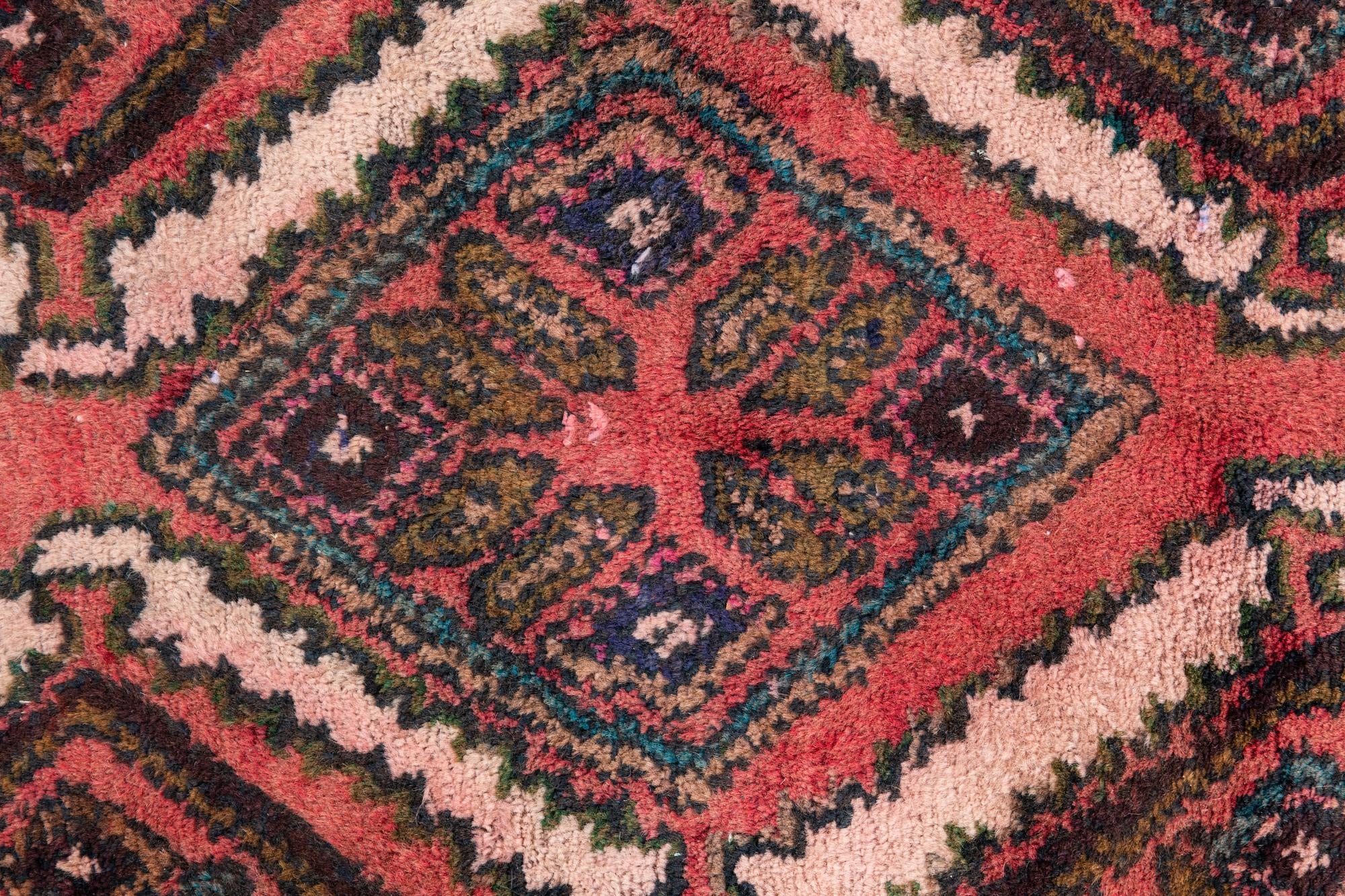 2' 7 x 8' 7 Hand Knotted Ultra Vintage Persian Wool Runner Rug