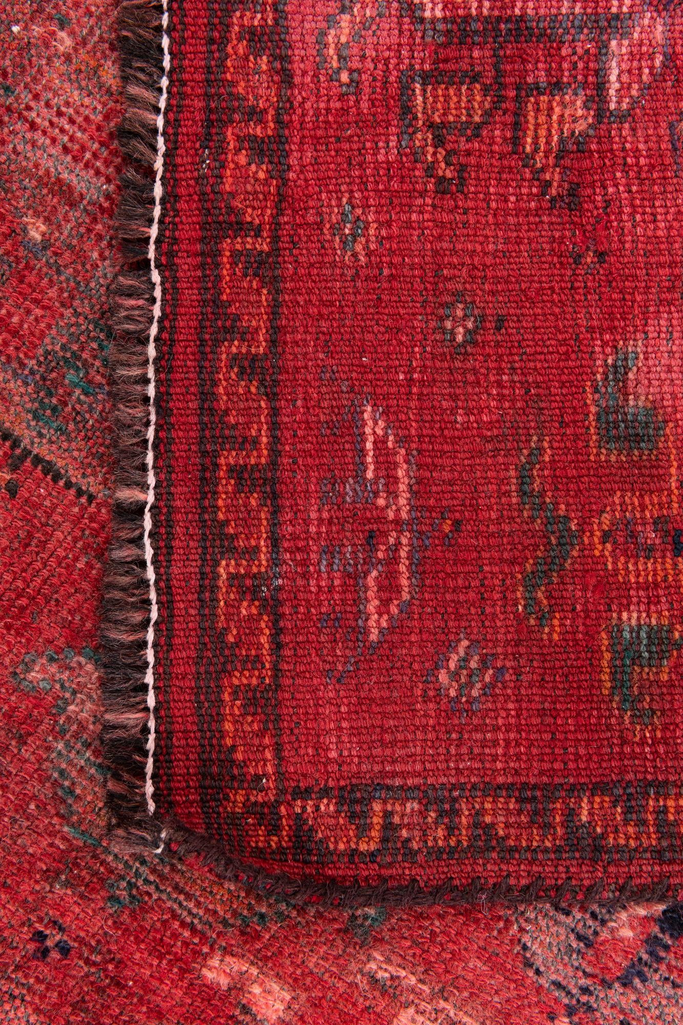 3' 10 x 7' 10 Hand Knotted Ultra Vintage Persian Wool Runner Rug