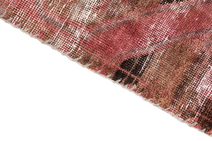 Detail image of 3' 1 x 8' 5 Hand Knotted Ultra Vintage Persian Wool Runner Rug