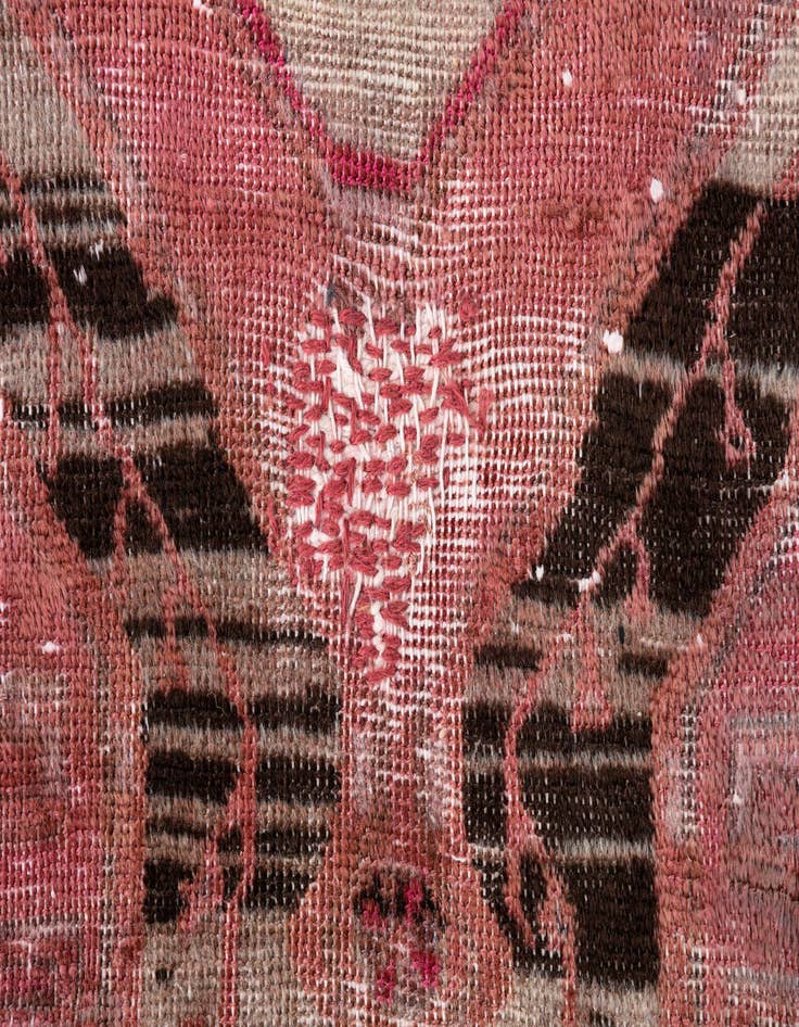 Detail image of 3' 1 x 8' 5  Hand Knotted Ultra Vintage Persian Wool Runner Rug