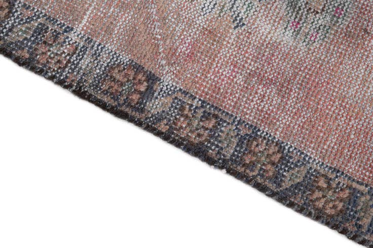 Detail image of 3' x 7' Hand Knotted Ultra Vintage Persian Wool Runner Rug