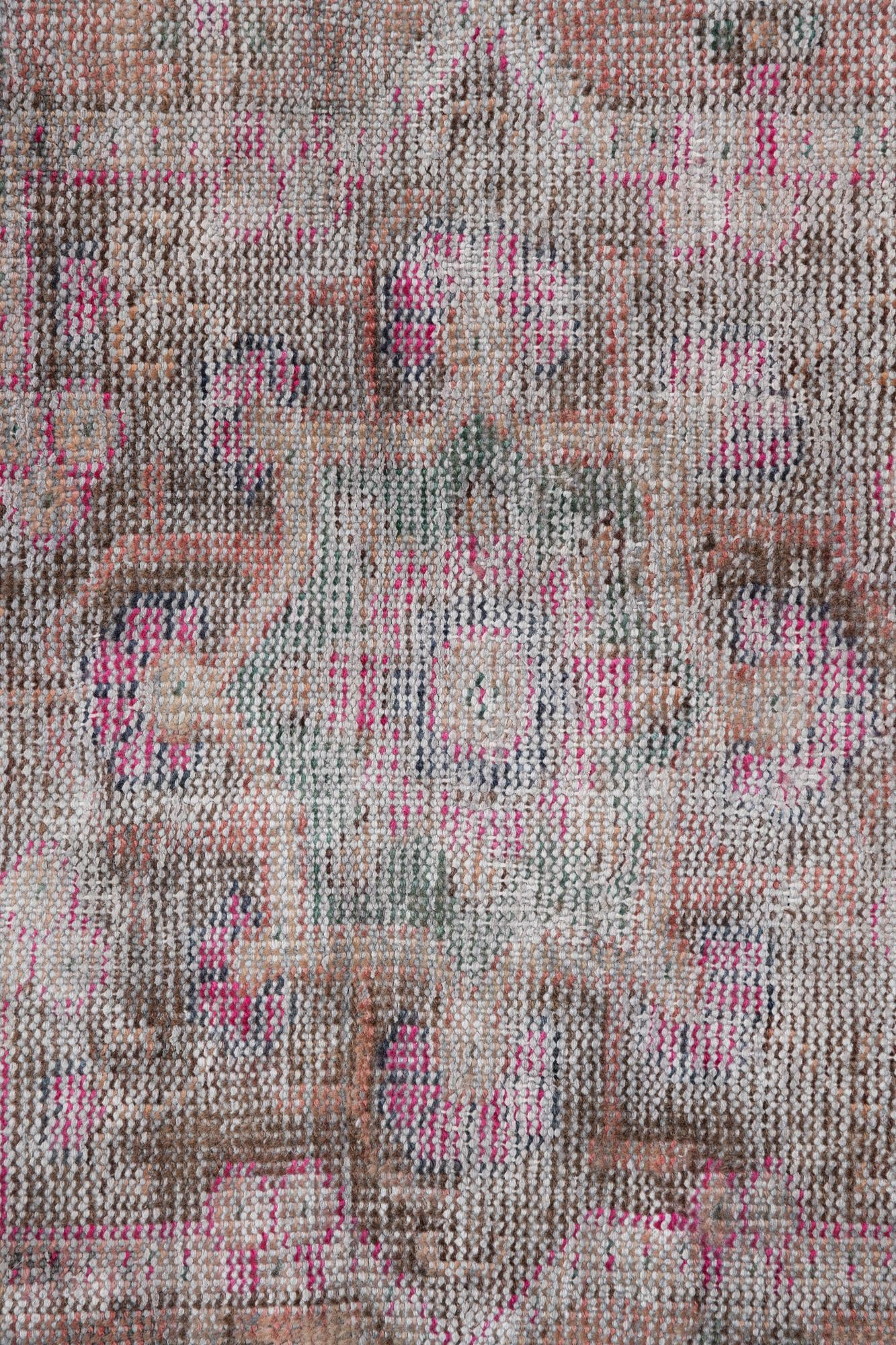 3' x 7' Hand Knotted Ultra Vintage Persian Wool Runner Rug