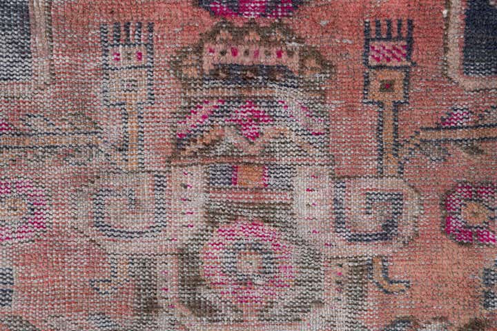 3' x 7' Hand Knotted Ultra Vintage Persian Wool Runner Rug