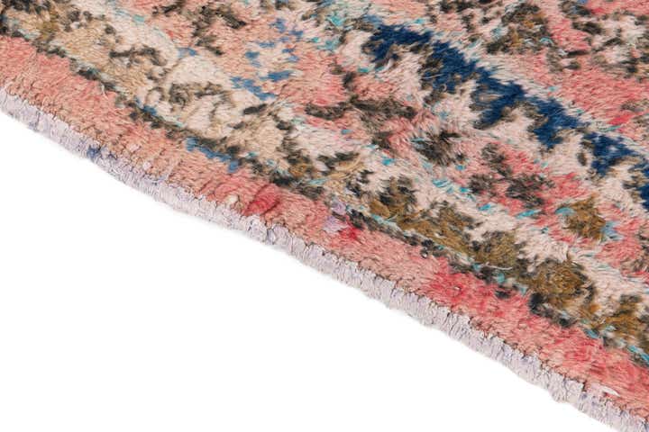 4' 6 x 10' 1 Hand Knotted Ultra Vintage Persian Wool Runner Rug