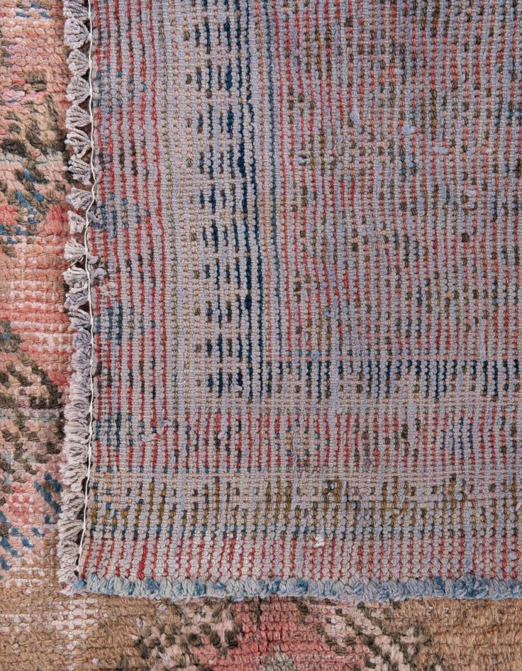 Detail image of 4' 6 x 10' 1  Hand Knotted Ultra Vintage Persian Wool Runner Rug