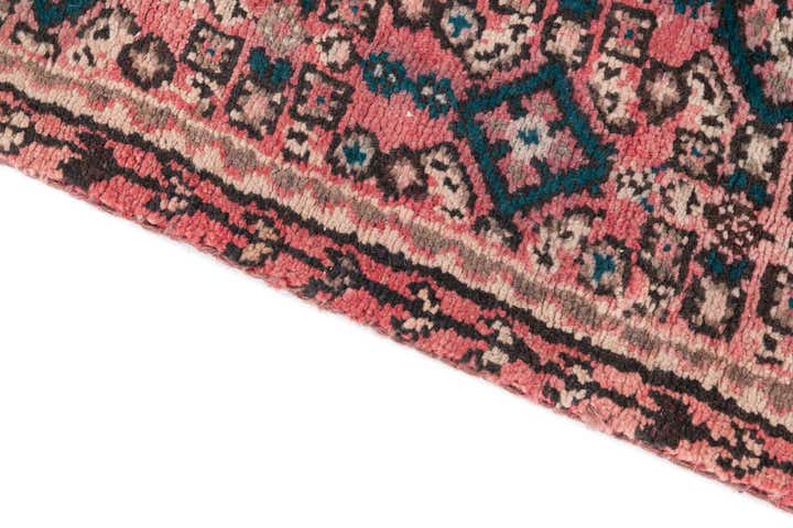4' 7 x 10' Hand Knotted Ultra Vintage Persian Wool Runner Rug