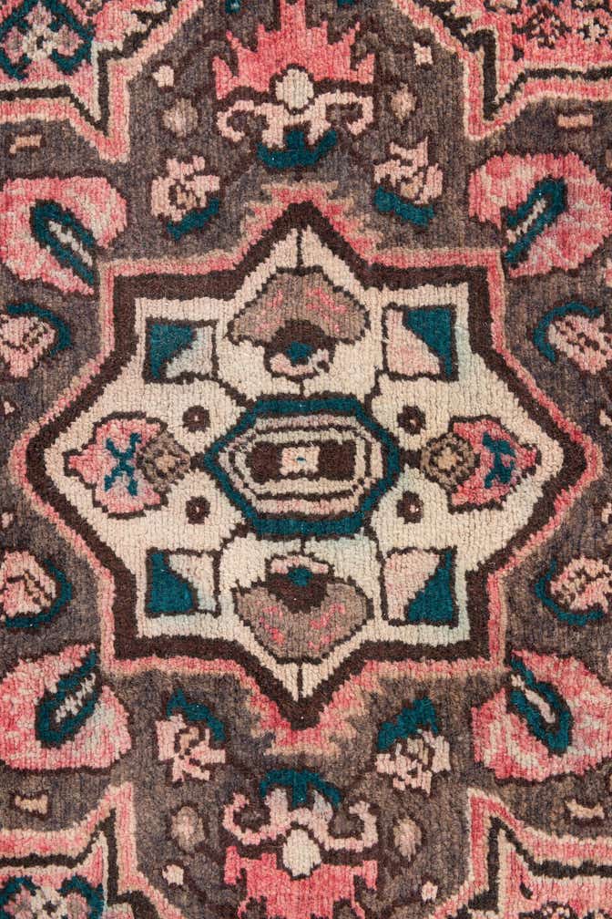 4' 7 x 10' Hand Knotted Ultra Vintage Persian Wool Runner Rug