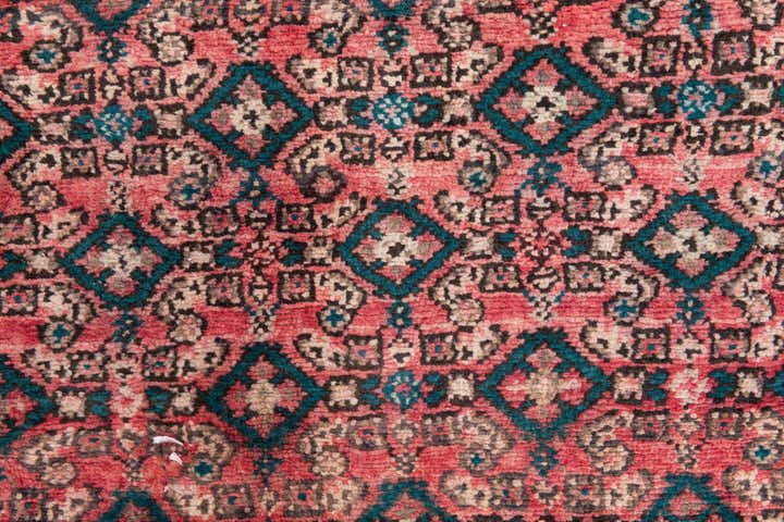 4' 7 x 10' Hand Knotted Ultra Vintage Persian Wool Runner Rug