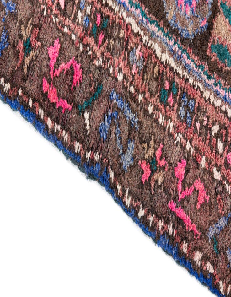 Detail image of 4' 1 x 9' 3  Hand Knotted Ultra Vintage Persian Wool Runner Rug