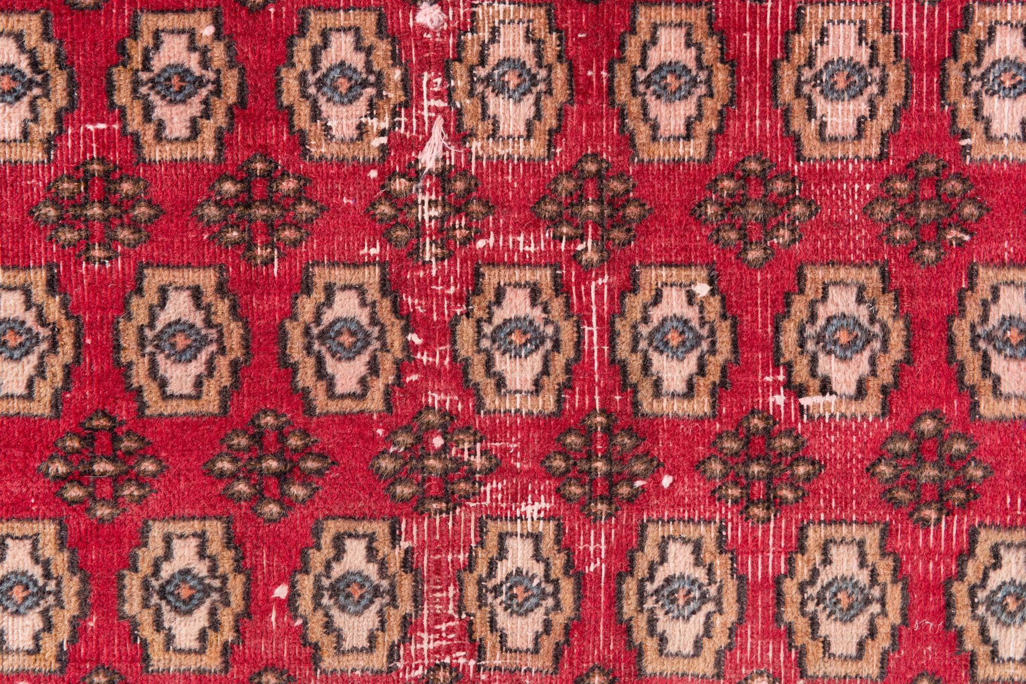 3' 1 x 6' 3 Hand Knotted Ultra Vintage Persian Wool Runner Rug