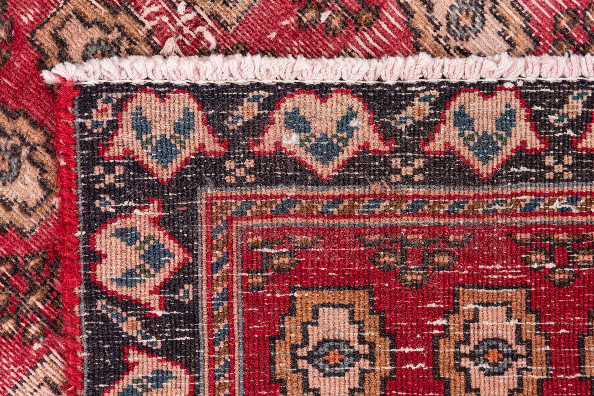 3' 1 x 6' 3 Hand Knotted Ultra Vintage Persian Wool Runner Rug