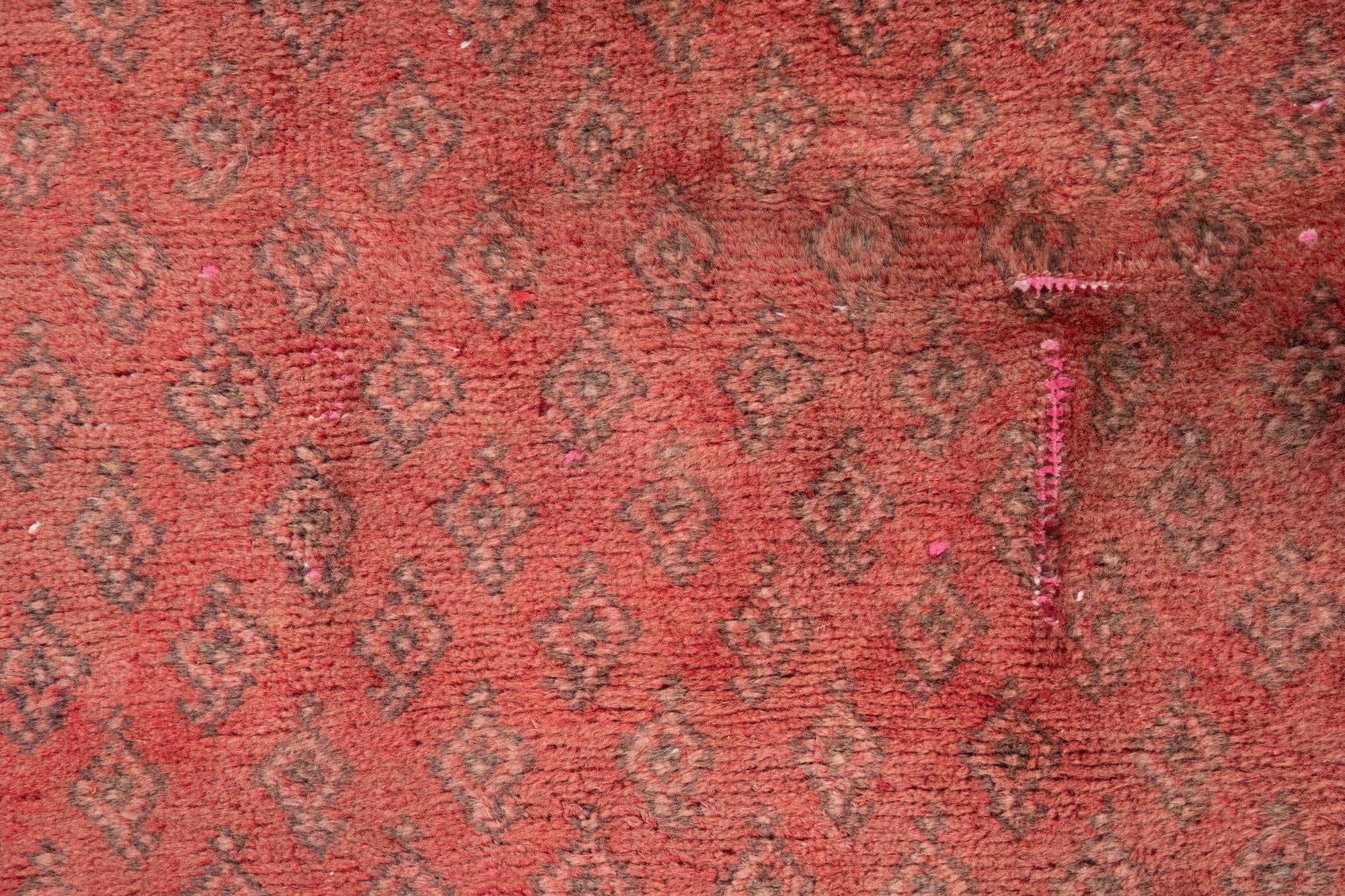 3' 2 x 10' 2 Hand Knotted Ultra Vintage Persian Wool Runner Rug